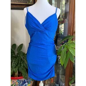Sherri hill blue bodycon dress
